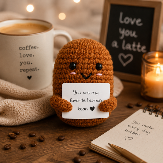 Brew Buddy Pocket Plushie Coffee Bean