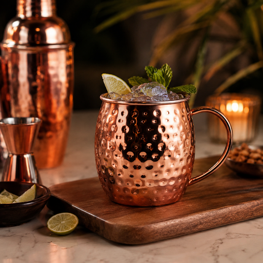 Hammered Copper Moscow Mule Mug