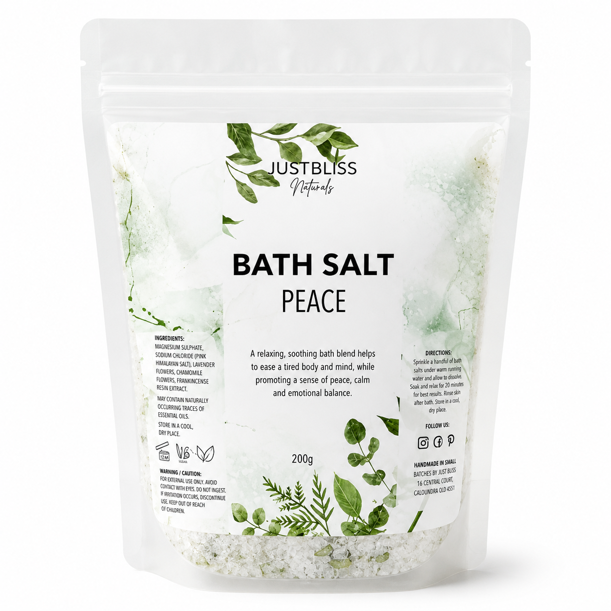Just Bliss Mineral Bath Salts