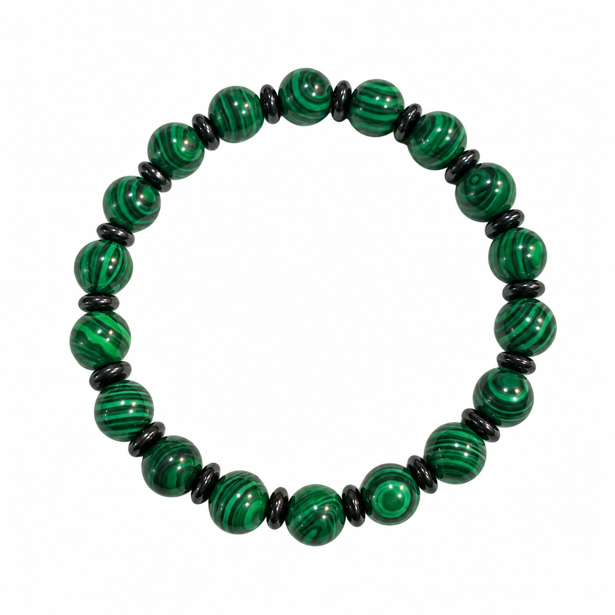 Women's Malachite Beaded Bracelet