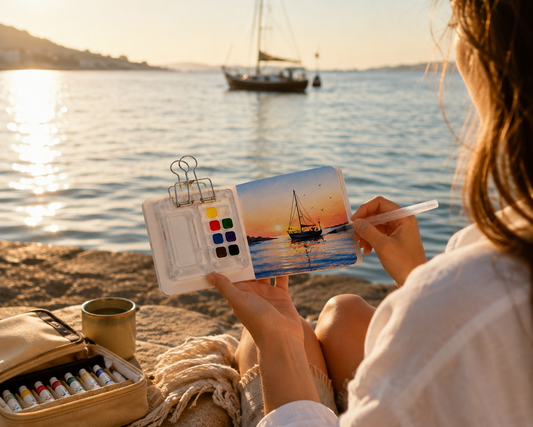 Pocket Watercolour Painting Set