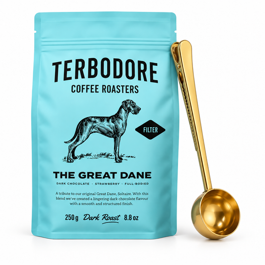 Terbodore Coffee & Coffee Spoon Clip Set, 250g