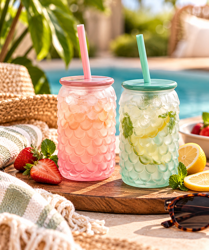 Dragon Scale Glass Tumbler