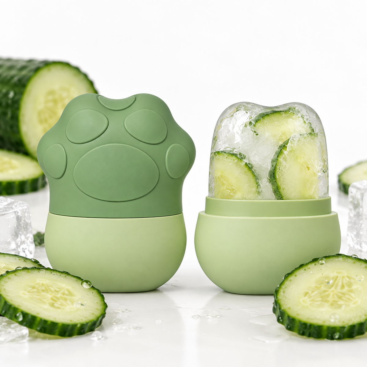 Paw-Shaped Reusable Ice Roller