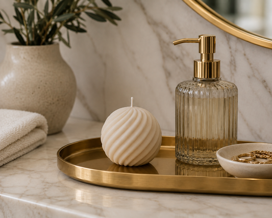 Spiral Sphere Scented Candle