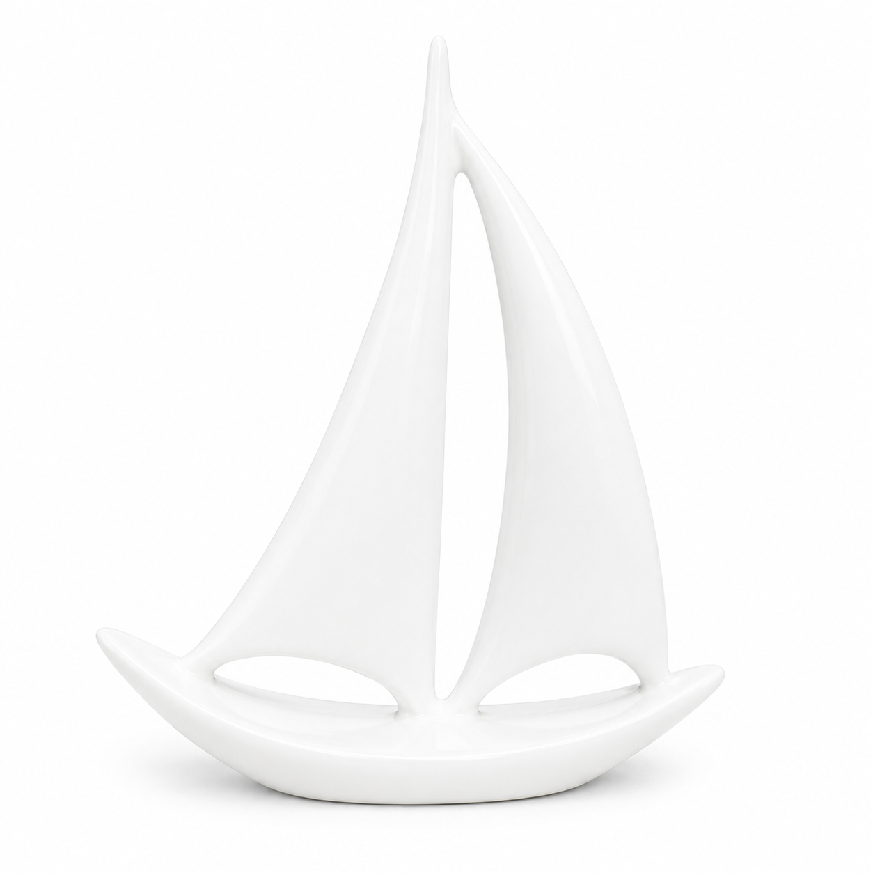 Ceramic Sailboat Lounge Decor