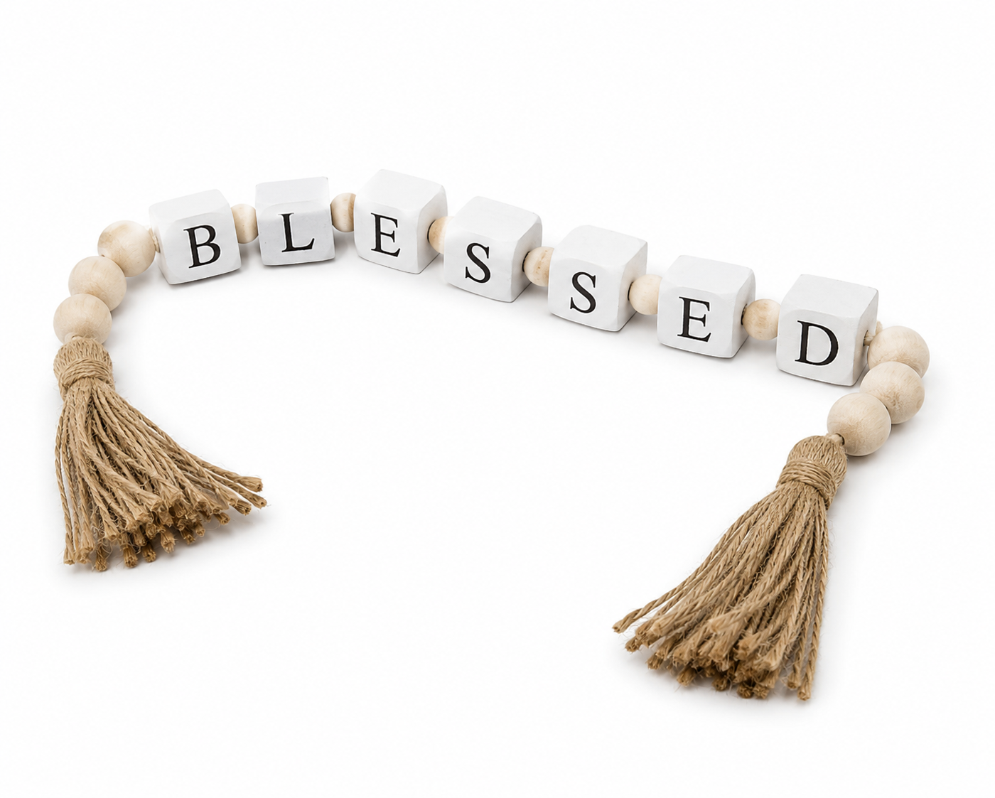 Blessed Wooden Bead Garland