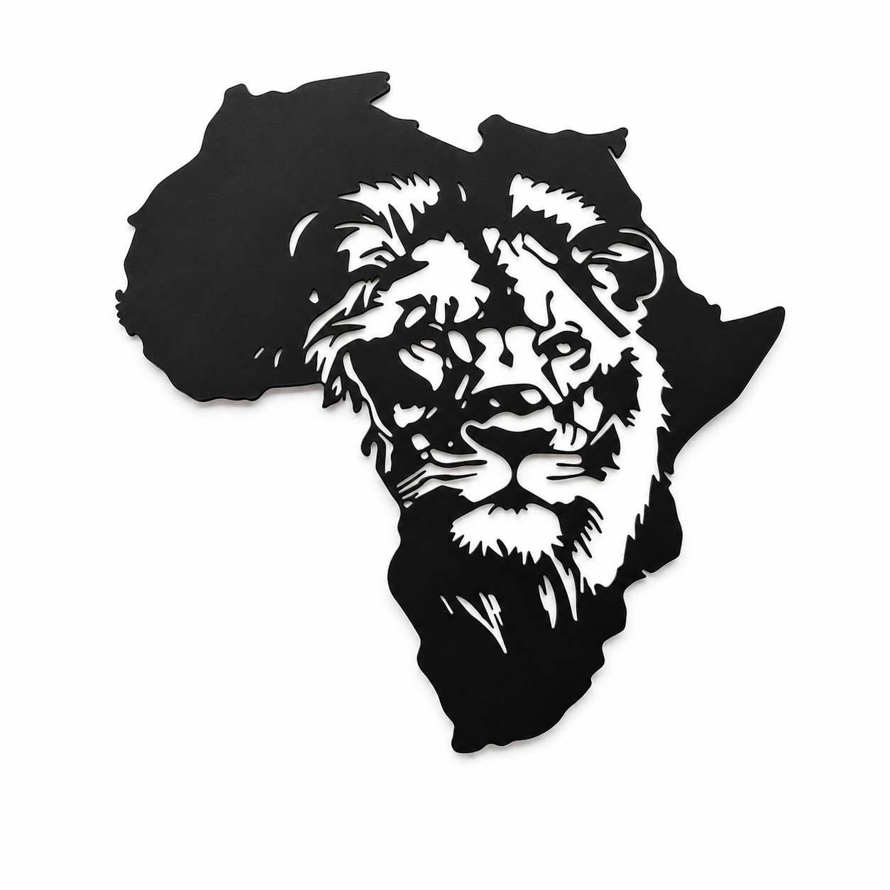 Africa Lion Metal Wall Art