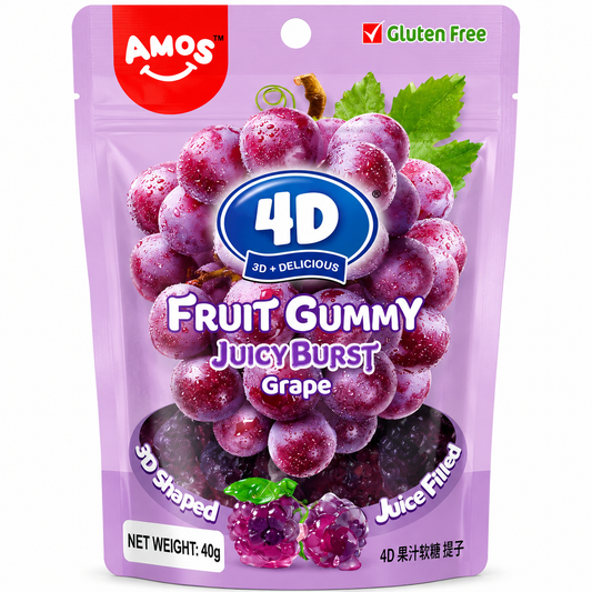Amos 4D Fruit Gummy Collection