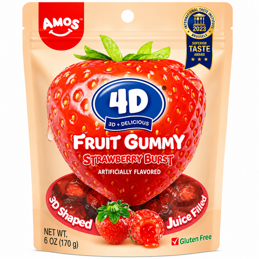Amos 4D Fruit Gummy Collection