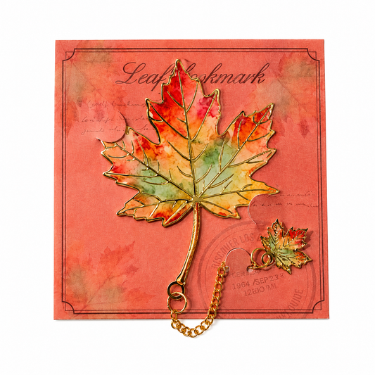 Autumn Maple Leaf Bookmark