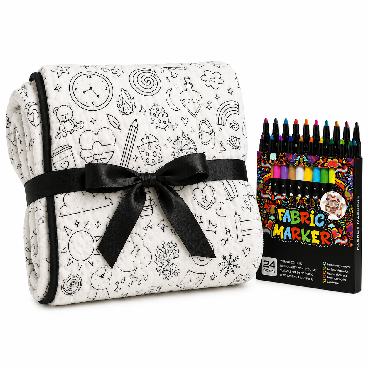 Colour Your Own Blanket Gift Set