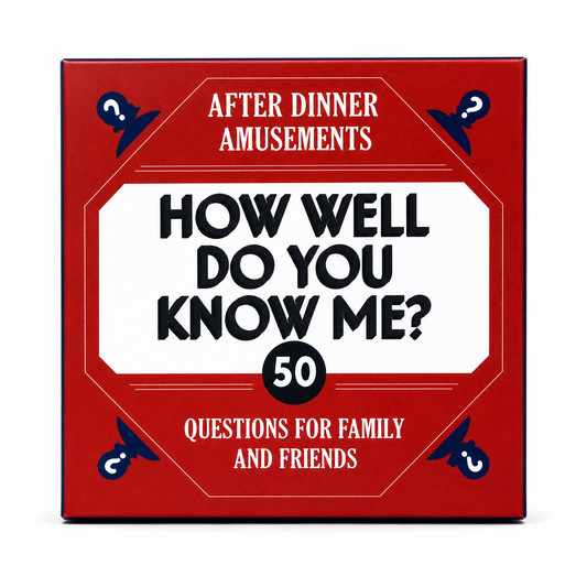 How Well Do You Know Me - Card Game