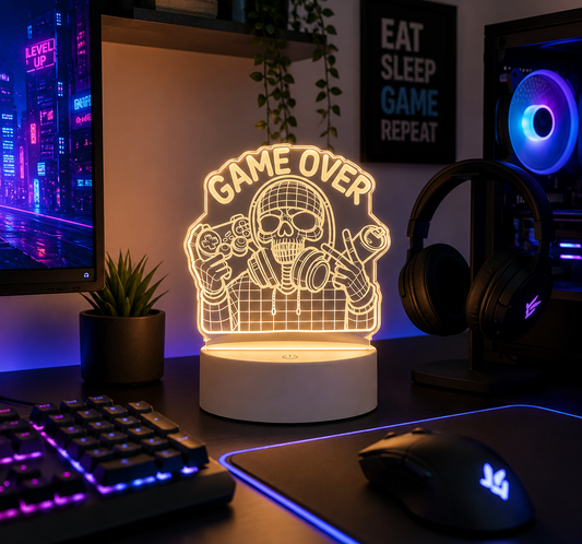Game Over LED Light