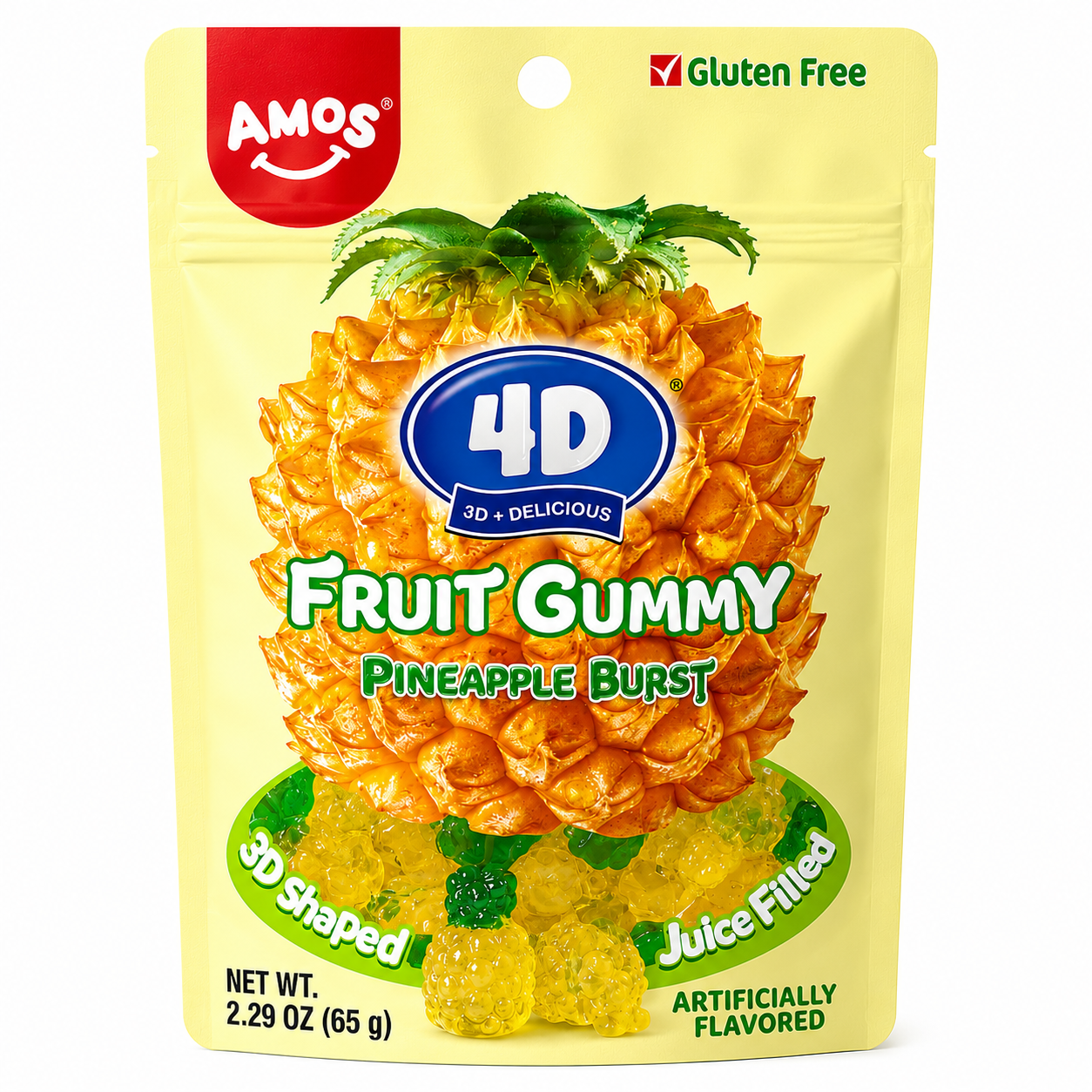 Amos 4D Fruit Gummy Collection