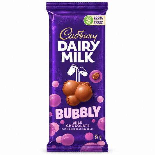 Cadbury Dairy Milk Bubbly Chocolate Slab&nbsp;