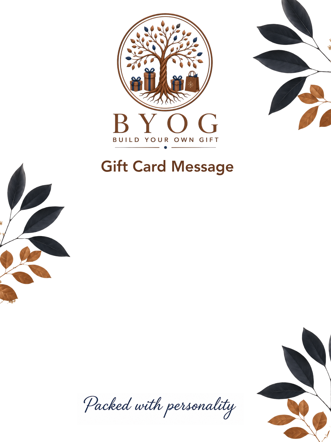 BYOG Gift Card